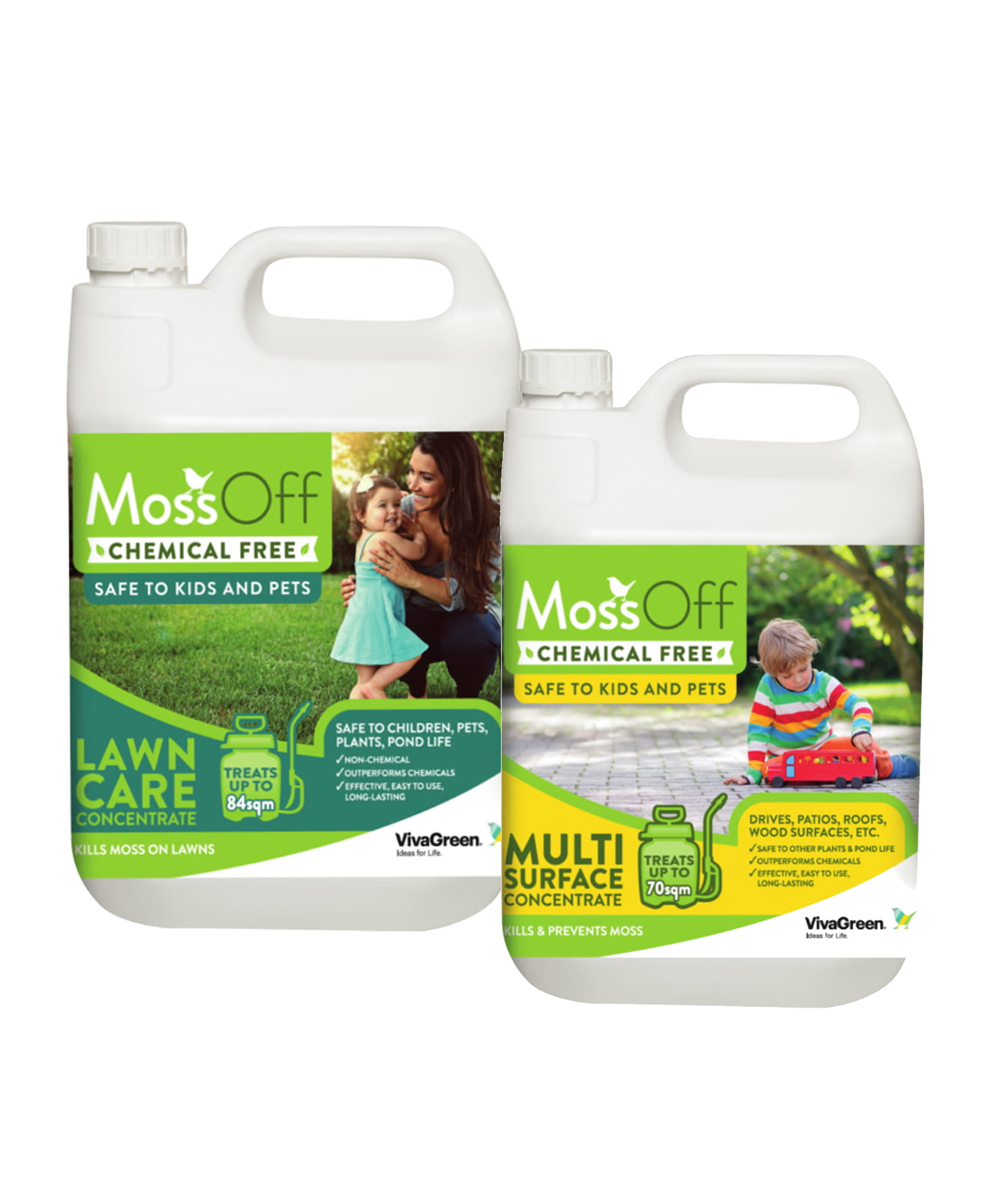 MossOff Chemical Free - Kills and Prevents Moss