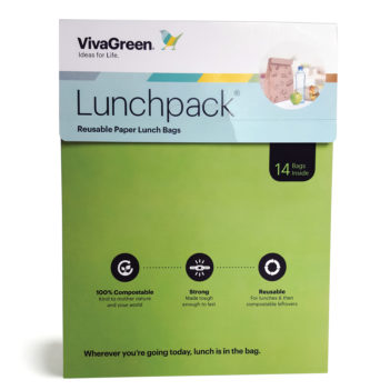 Lunchpack Reusable Paper Lunch Bags